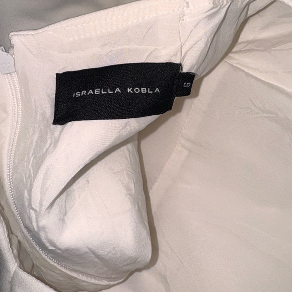 NWOT ISRAELLA KOBLA Zola Back Cutout Long Sleeve White Minidress Sz 6 - Picture 8 of 8